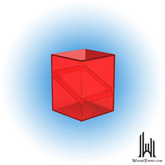 Deck Box - Boulder - Clear Ruby 100+