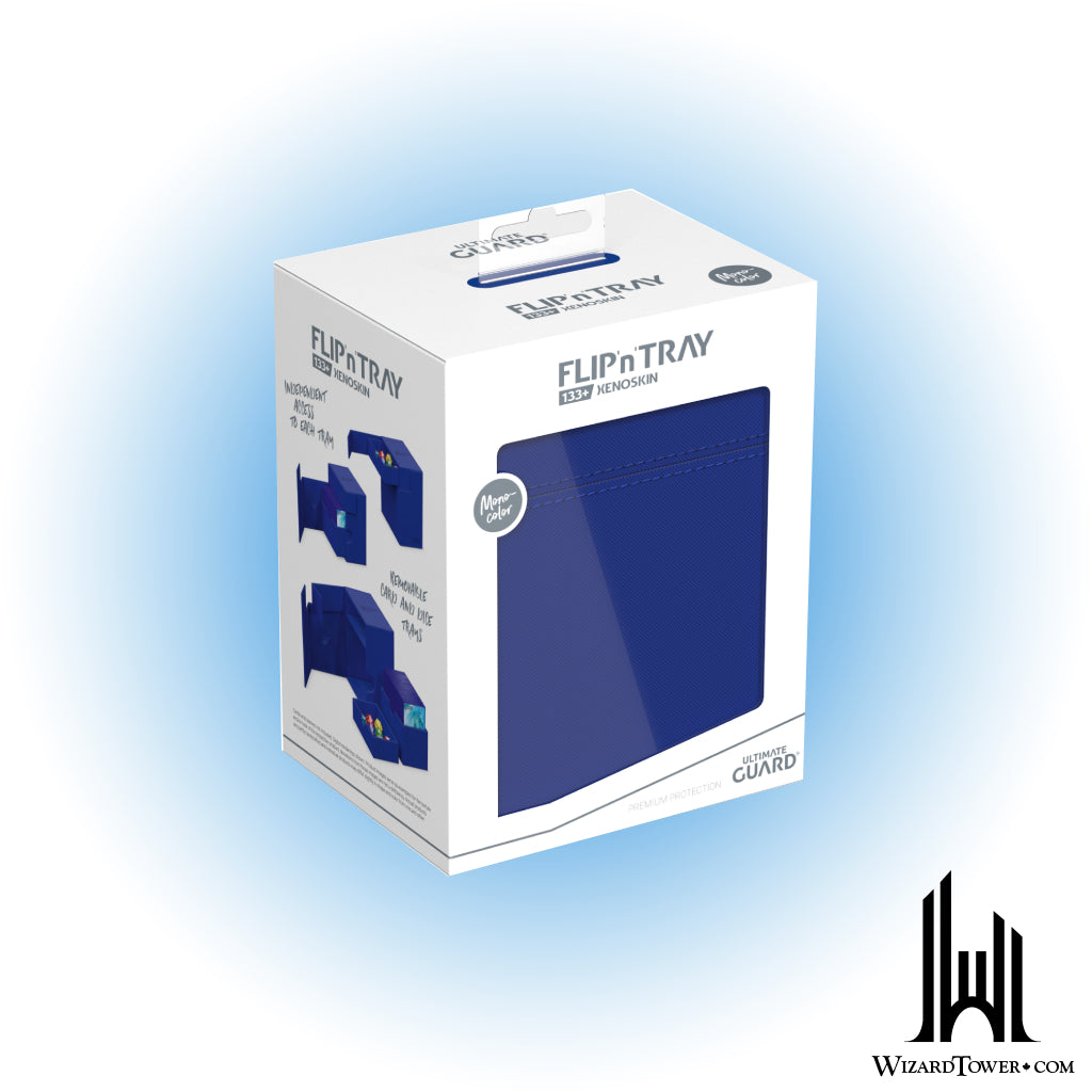 Deck Box - Flip'n'Tray - Monocolor Blue 133+