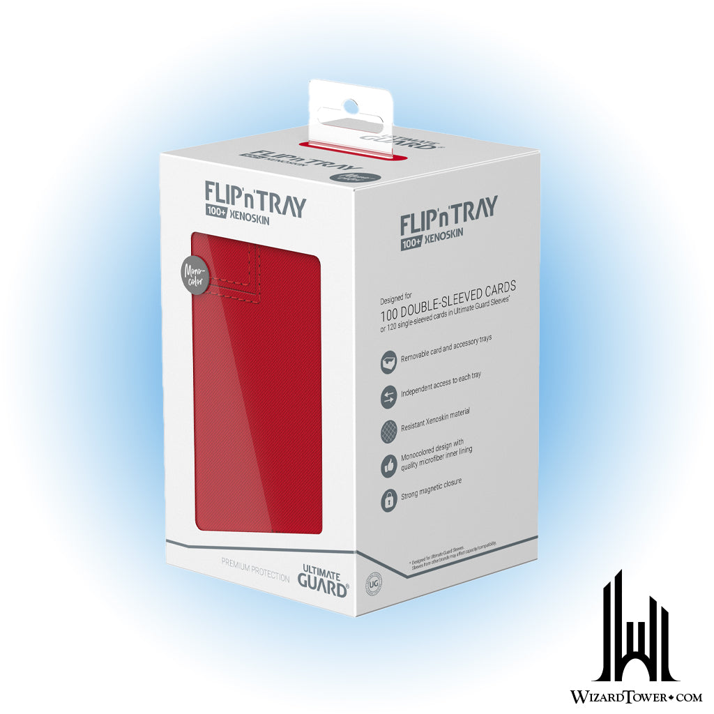Deck Box - Flip'n'Tray - Monocolor Red 100+