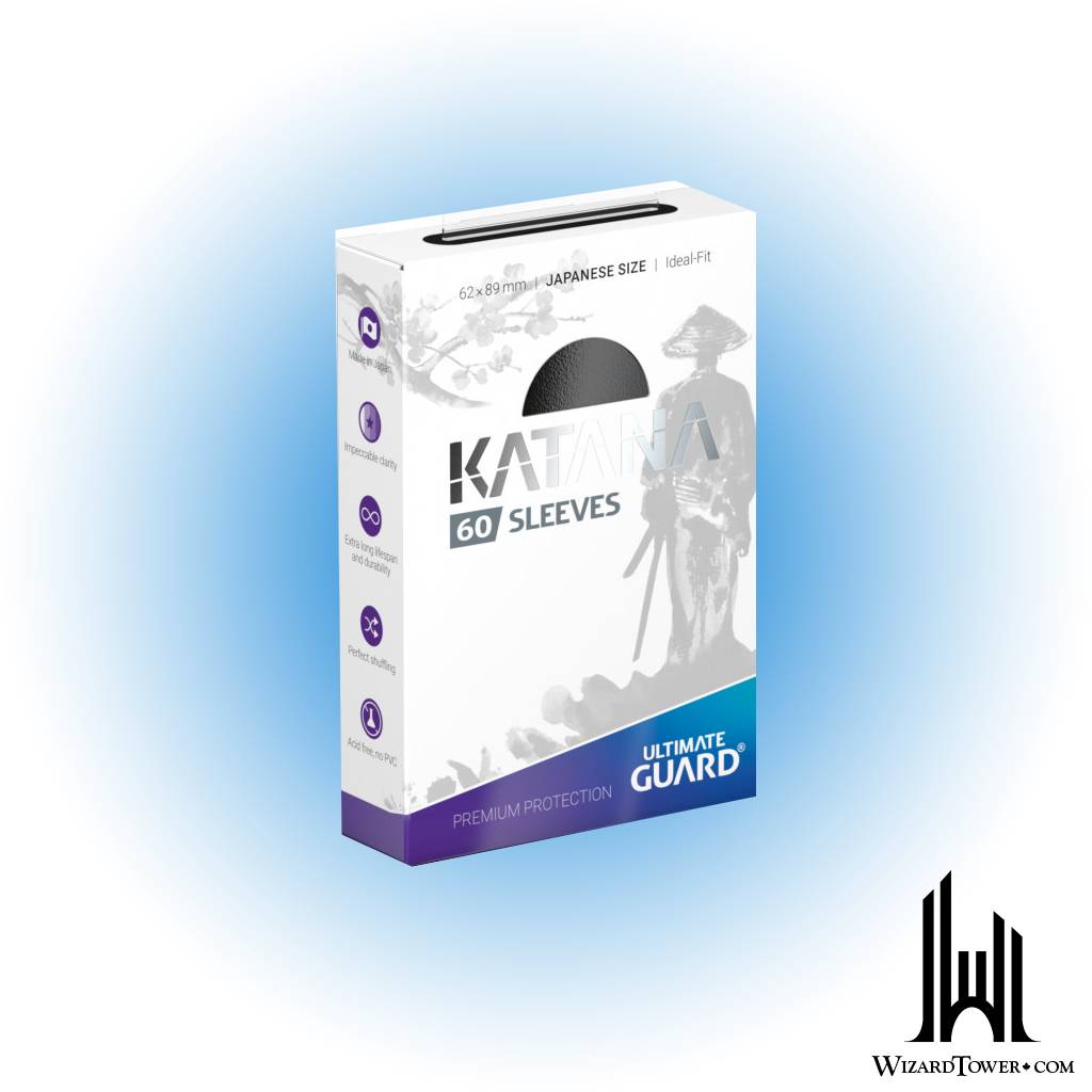 Deck Protectors - Katana Japanese Black 60ct