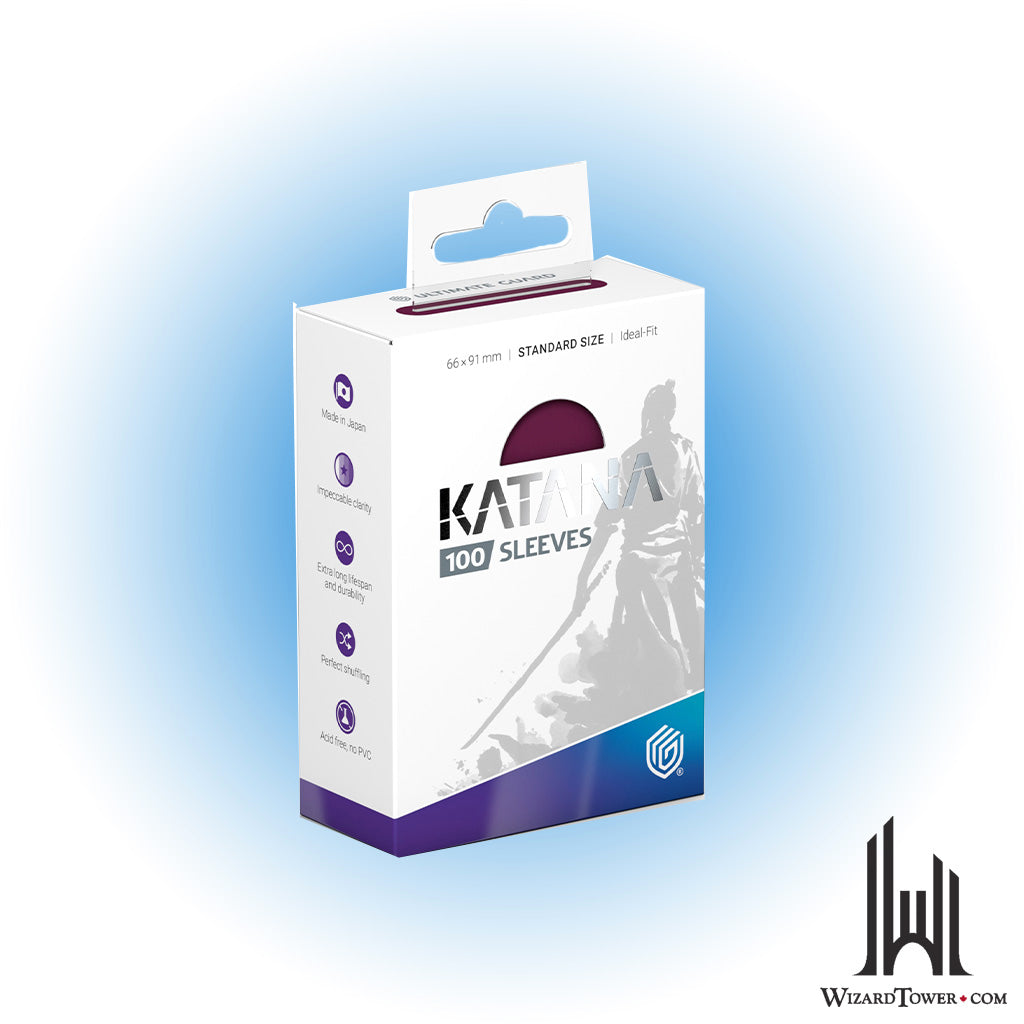 Deck Protectors - Katana Radiant Plum 100ct