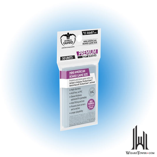 Board Game Sleeves - Ultimate Guard Premium Mini American 44 x 67 mm 50ct