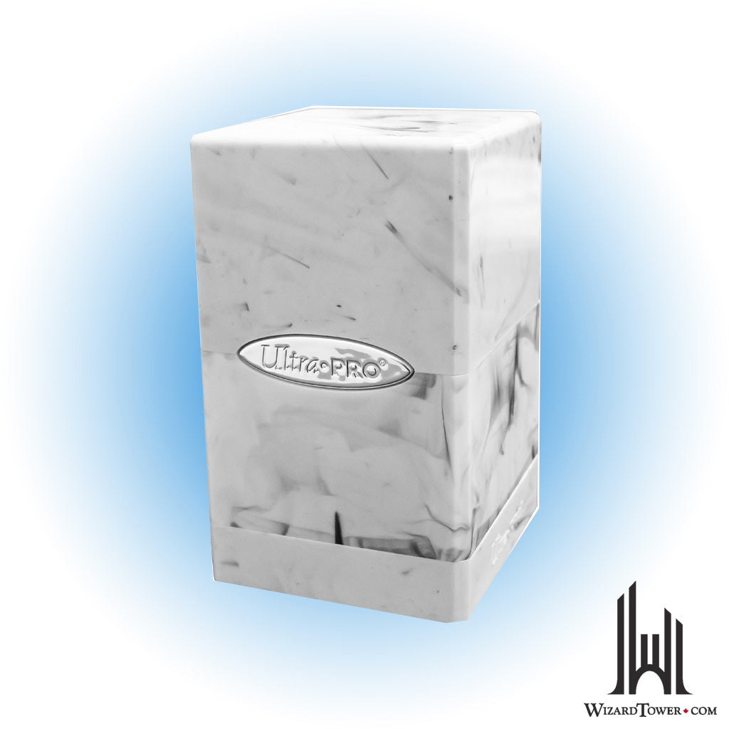 Deck Box - Satin Tower - White / Black 100+