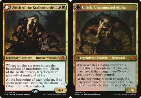Ulrich of the Krallenhorde // Ulrich, Uncontested Alpha - Foil