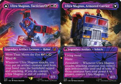 Ultra Magnus, Tactician // Ultra Magnus, Armored Carrier (029) (Borderless)