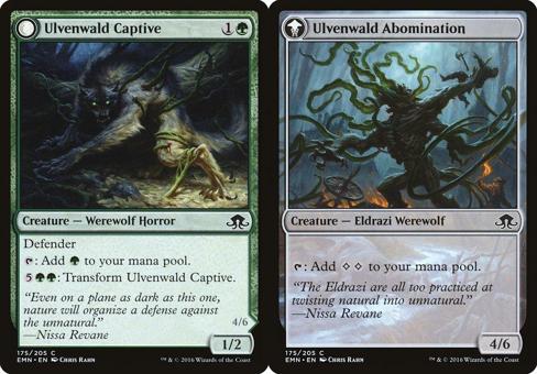 Ulvenwald Captive // Ulvenwald Abomination - Foil