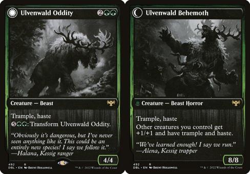 Ulvenwald Oddity // Ulvenwald Behemoth - Foil