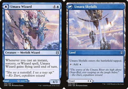 Umara Wizard // Umara Skyfalls - Foil