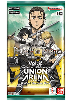 Union Arena Attack On Titan Volume 2 Booster Pack