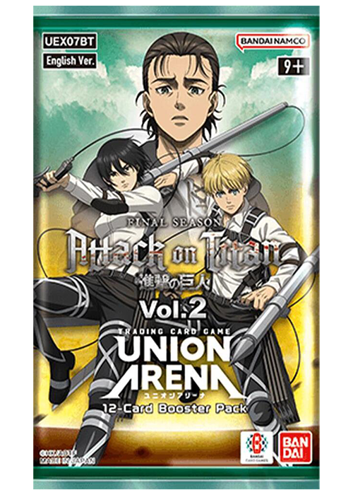 Union Arena Attack On Titan Volume 2 Booster Pack