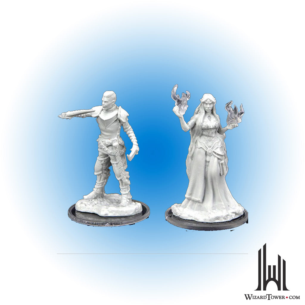 Unpainted Miniature - Critical Role - Trust Swordsman and Lyrengorn
