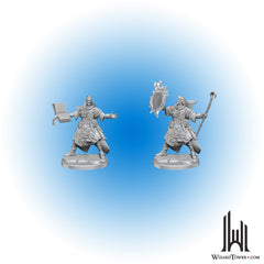 Unpainted Miniature - D&D Frameworks - Male Human Wizard