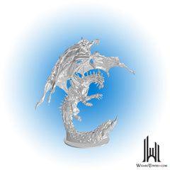 Unpainted Miniature - Dungeons & Dragons - Adult Amethyst Dragon