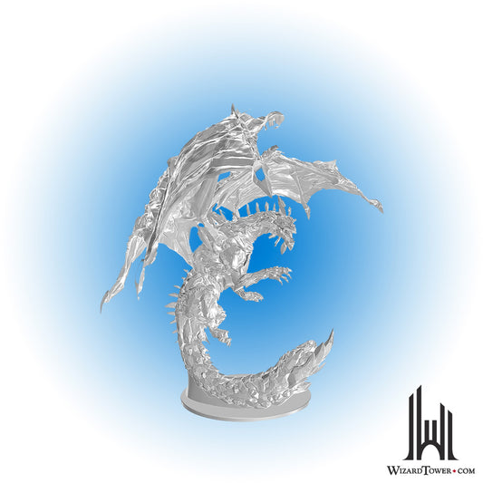Unpainted Miniature - Dungeons & Dragons - Adult Amethyst Dragon
