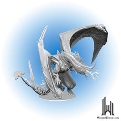 Unpainted Miniature - Dungeons & Dragons - Ancient Blue Dragon