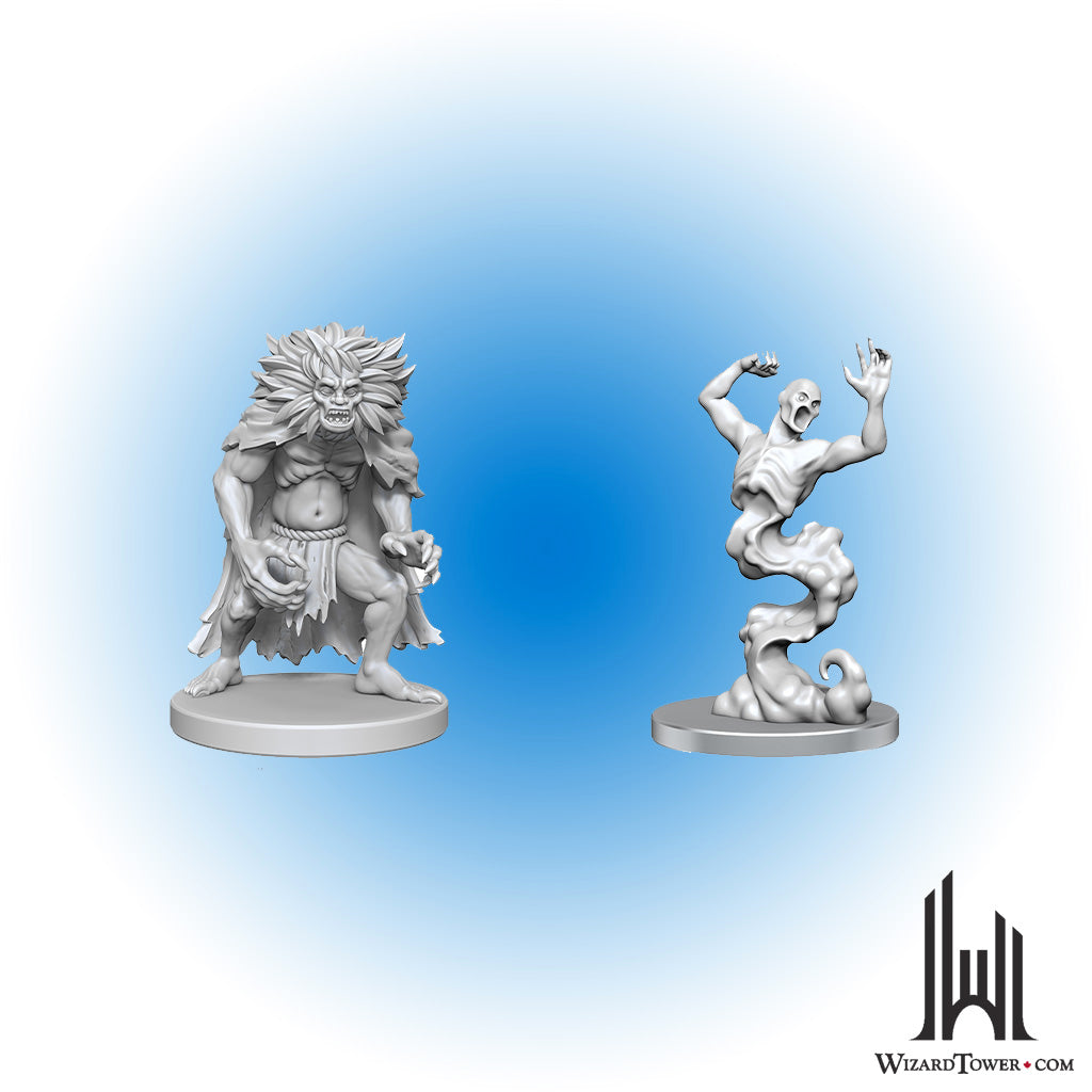 Unpainted Miniature - Dungeons & Dragons - Classic Wight and Classic Wraith