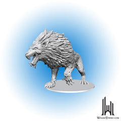 Unpainted Miniature - Dungeons & Dragons - Dire Worg