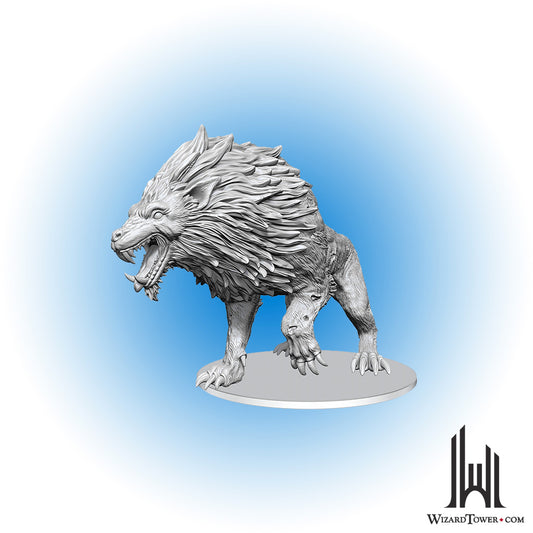 Unpainted Miniature - Dungeons & Dragons - Dire Worg