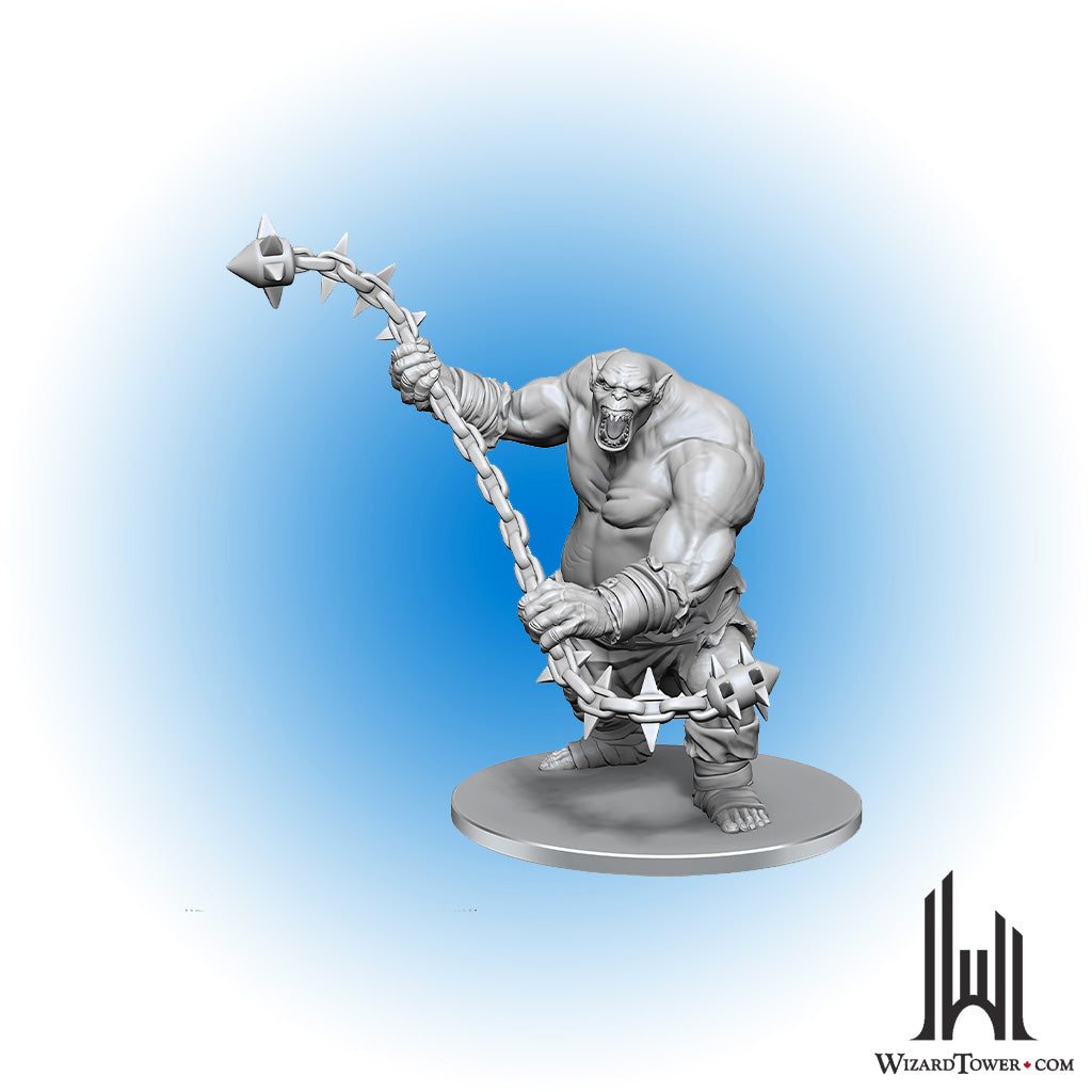 Unpainted Miniature - Dungeons & Dragons - Ogre Chain Brute