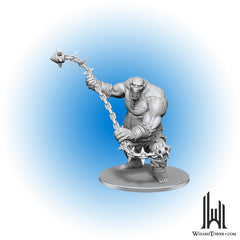 Unpainted Miniature - Dungeons & Dragons - Ogre Chain Brute