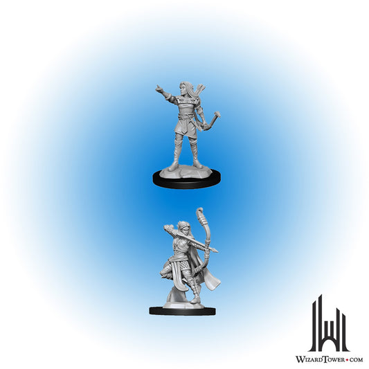 Unpainted Miniature - Dungeons & Dragons Frameworks - Female Elf Ranger