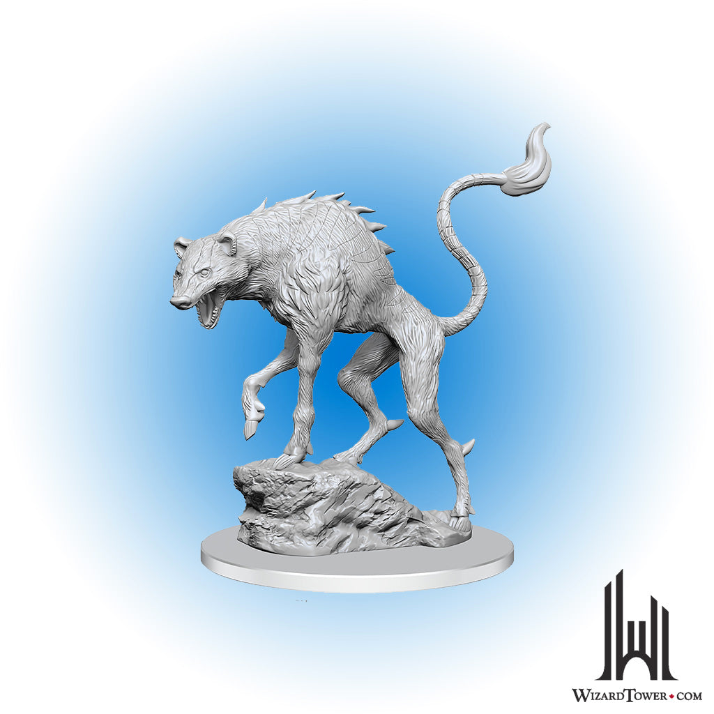 Unpainted Miniature - Pathfinder - Leucrotta