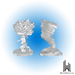 Unpainted Miniature - Pathfinder - Living Thunderclap and Living Whirlwind