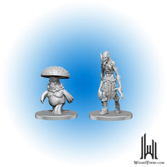Unpainted Miniature - Pathfinder - Myceloid and grimstalker