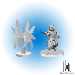 Unpainted Miniature - Pathfinder - Rocyal and Zoaem