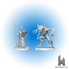 Unpainted Miniature - Pathfinder - Vloriak and Demonologist