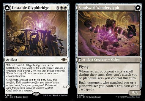 Unstable Glyphbridge // Sandswirl Wanderglyph - Foil