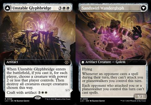Unstable Glyphbridge // Sandswirl Wanderglyph (0358) (Extended Art) - Foil
