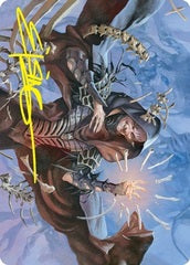 Valentin, Dean of the Vein (56/81) Art Card (ASTX) - Gold-Stamped Signature