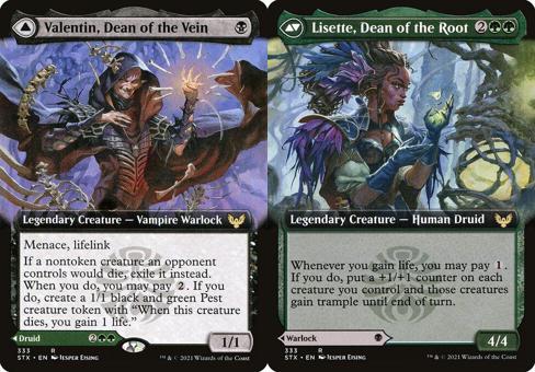 Valentin, Dean of the Vein // Lisette, Dean of the Root (333) (Extended Art)