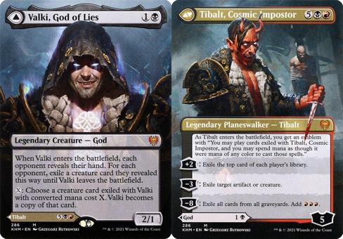 Valki, God of Lies // Tibalt, Cosmic Impostor (286) (Borderless)