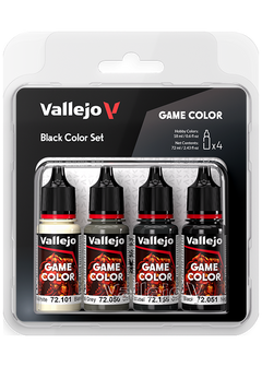 Vallejo Game Color Black Color Set