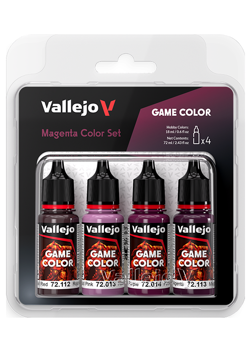 Vallejo Game Color Magenta Color Set