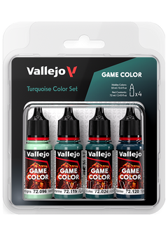 Vallejo Game Color Turquoise Color Set