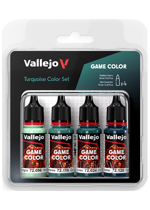 Vallejo Game Color Turquoise Color Set