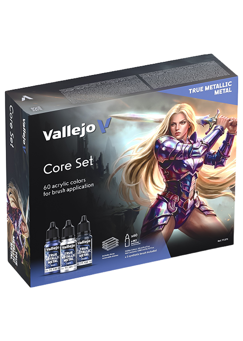 Vallejo True Metallic Metal Core Paint Set