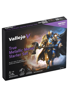 Vallejo True Metallic Metal Starter Paint Set