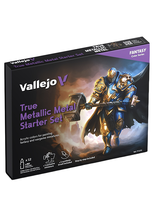 Vallejo True Metallic Metal Starter Paint Set