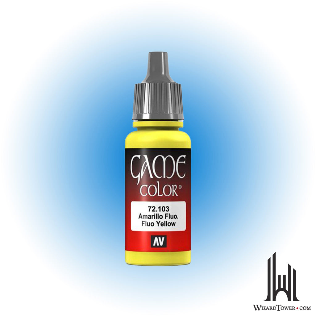 Vallejo Game Color Fluorescent Yellow 103 - 18ml