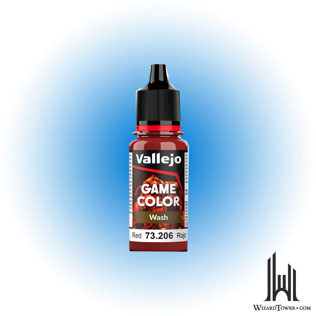 Vallejo Game Color Wash Red 206 - 17ml