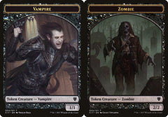 Vampire (004) // Zombie (005) Double-Sided Token