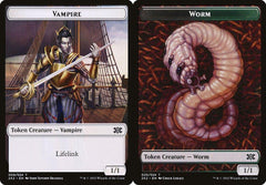 Vampire (009) // Worm(020) Double-Sided Token - Foil