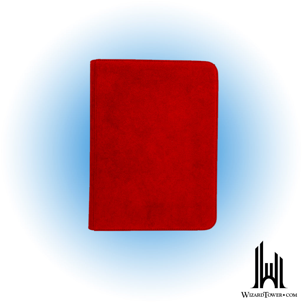 Binder - Zip Deluxe Red 9-Pocket