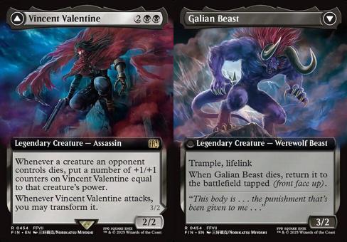 Vincent Valentine // Galian Beast (0454) (Extended Art) - Foil