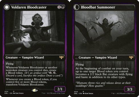 Voldaren Bloodcaster // Bloodbat Summoner - Foil