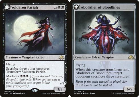 Voldaren Pariah // Abolisher of Bloodlines - Foil